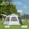 Fully Automatic Quick Opening Tent, Waterproof Sunscreen Mosquito-proof Portable Tent For Outdoor Camping