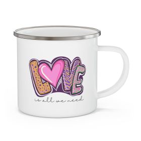 Enamel Camping Mug, Say It Soul - Love Is All We Need