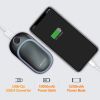 Hand Warmer Rechargeable Heater Portable: 10000mAh Hands Warmer with Color Lights , 1 Pack Mini Electric Hand Warmers