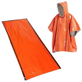 Outdoor Life Bivy Emergency Sleeping Bag Thermal Keep Warm Waterproof Mylar First Aid Emergency Blanke Camping Survival Gear (Color: A, Ships From: China)